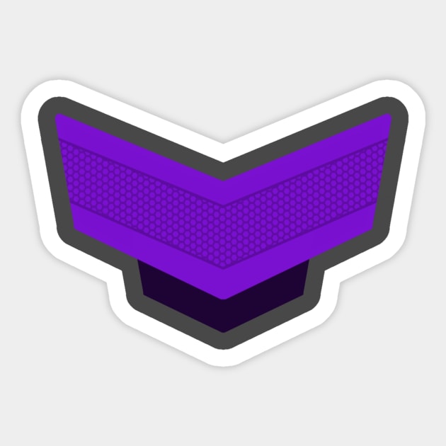 purple Archer Sticker by Super T's